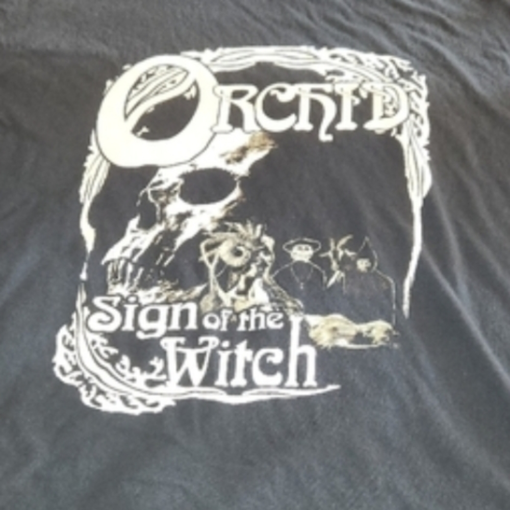 💀ORCHID - SIGN OF THE WITCH SHIRT - NO SIZE TAG
